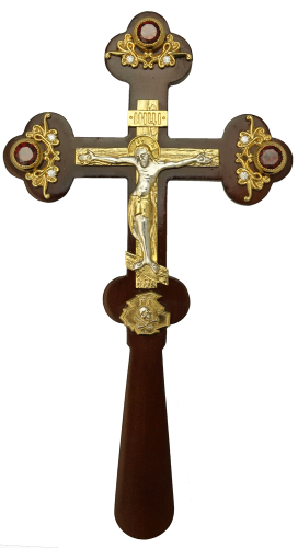 2.7.0604лп Крест из латуни на дереве в позолоте 2.7.0604лп Крест из латуни на дереве в позолоте