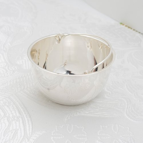 2.7.1097л Кадило латунное в серебрении фото 4