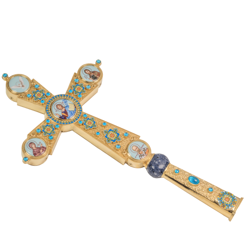 2.7.2267лпэ-2 Крест напрестольный в позолоте фото 2