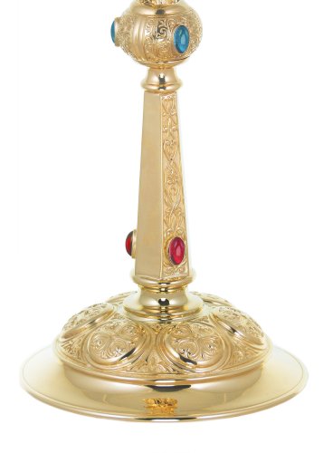 2.7.1717лп Подсвечник в позолоте фото 4