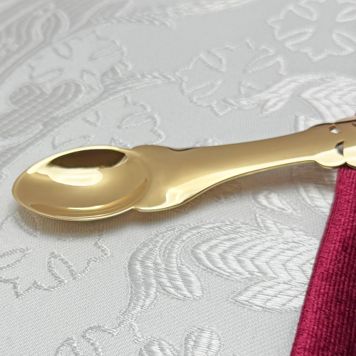 2.7.2728лп Лжица латунная в позолоте фото 6
