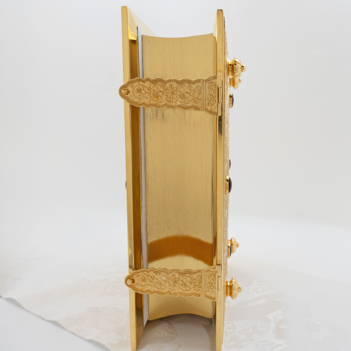 2.7.2228лнп Евангелие с натуральными камнями в позолоте фото 9 2.7.2228лнп Евангелие с натуральными камнями в позолоте фото 9