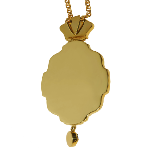 2.7.1064лпр-2/1лп Панагия в позолоте фото 3