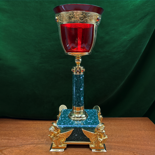 2.7.2664лпч Лампада в позолоте с акриловой ножкой 2.7.2664лпч Лампада в позолоте с акриловой ножкой