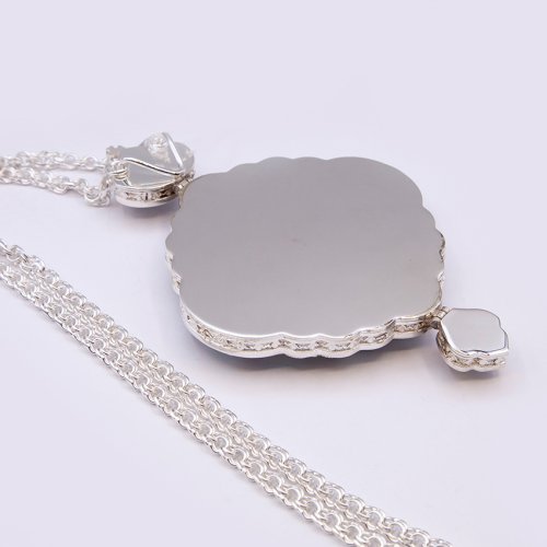 2.7.1481лэ-2/1л Панагия в серебрении с эмалью фото 6 2.7.1481лэ-2/1л Панагия в серебрении с эмалью фото 6