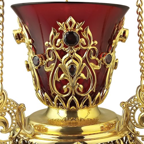 2.7.1936лп Лампада латунная в позолоте фото 2 2.7.1936лп Лампада латунная в позолоте фото 2