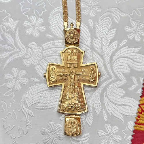 2.10.0408лп/1лп Крест наперсный в позолоте 2.10.0408лп/1лп Крест наперсный в позолоте