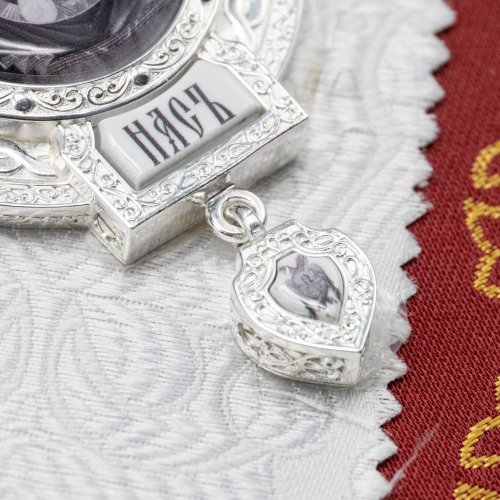 2.7.1590л-2/1л Панагия латунная с цепью фото 5 2.7.1590л-2/1л Панагия латунная с цепью фото 5