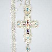 2.10.0250л-2/1л Крест латунный с цепью