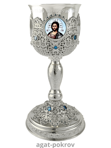 2.7.0893кл-18 Потир комбинированный 0,5 л с деколью 2.7.0893кл-18 Потир комбинированный 0,5 л с деколью