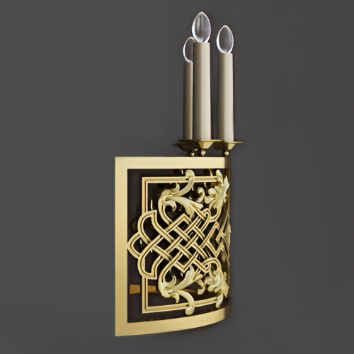 5.7.2973лм Бра церковное на 3 свечи фото 5 5.7.2973лм Бра церковное на 3 свечи фото 5