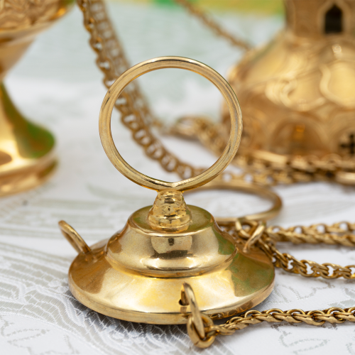 2.7.0932лп Кадило латунное в позолоте фото 3 2.7.0932лп Кадило латунное в позолоте фото 3