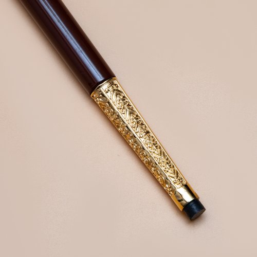 2.7.1582лп Жезл латунный с красными камнями в позолоте фото 4 2.7.1582лп Жезл латунный с красными камнями в позолоте фото 4