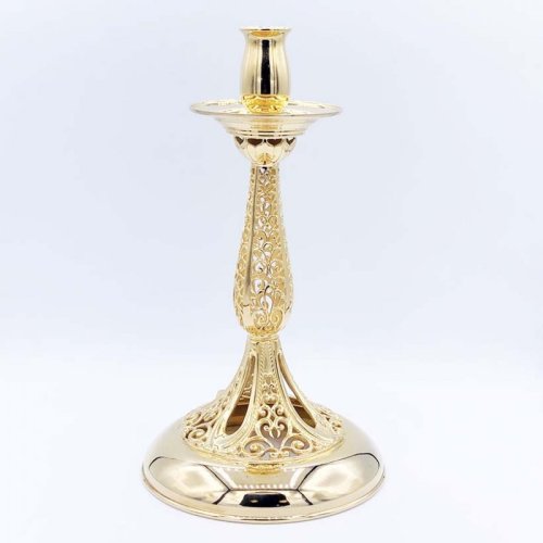 2.7.1276лп Подсвечник латунный в позолоте 2.7.1276лп Подсвечник латунный в позолоте