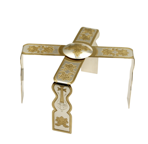 2.7.0937лф Звездица латунная с фрагментальной позолотой и травлением 2.7.0937лф Звездица латунная с фрагментальной позолотой и травлением