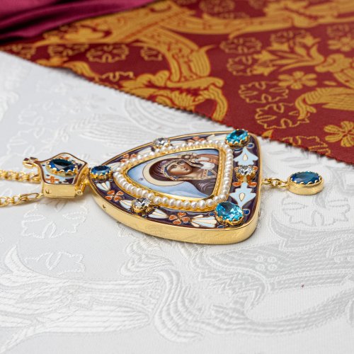 2.7.2303лп-18/1лп-М Панагия в позолоте фото 6 2.7.2303лп-18/1лп-М Панагия в позолоте фото 6