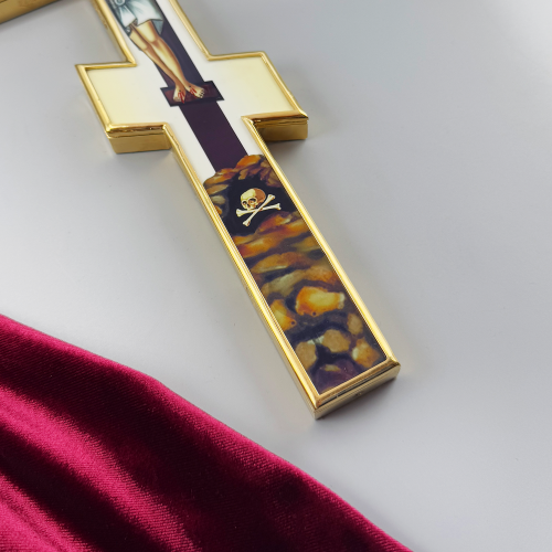 2.7.0777лп Крест напрестольный латунный в позолоте фото 3 2.7.0777лп Крест напрестольный латунный в позолоте фото 3