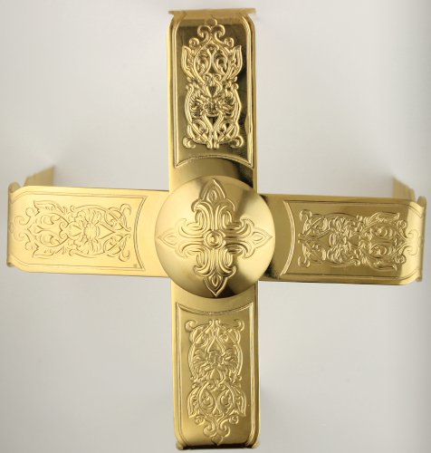 2.7.1501лп Звездица латунная в позолоте фото 2