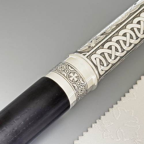 2.7.2799лрч Посох латунный с акрилом в серебрении фото 8