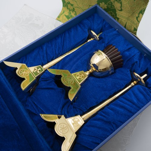 2.7.2450лп Подсвечник напрестольный в позолоте фото 3 2.7.2450лп Подсвечник напрестольный в позолоте фото 3