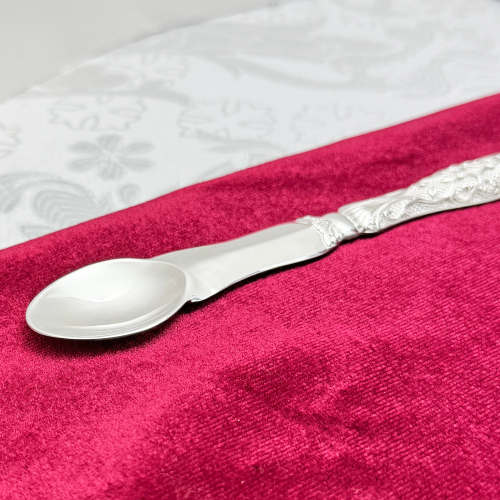 2.7.0698л Лжица латунная в серебрении фото 7