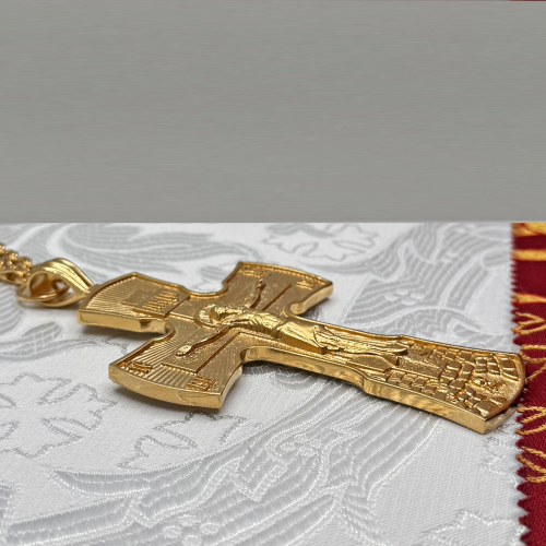 2.10.0555лп/1лп Крест наперсный в позолоте фото 2 2.10.0555лп/1лп Крест наперсный в позолоте фото 2