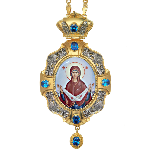 2.7.1064лпр-2/1лп Панагия в позолоте