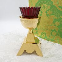 2.7.2449лп Лампада латунная в позолоте