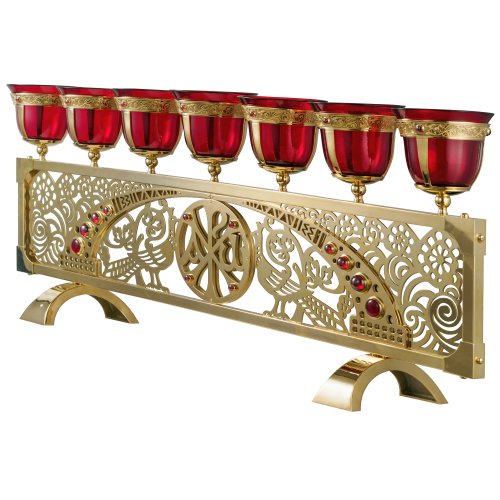 2.7.2540лп Семисвечник напрестольный фото 2 2.7.2540лп Семисвечник напрестольный фото 2