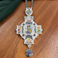 2.10.0411лр-28/1лр Крест наперсный в серебрении