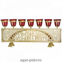 2.7.2568лп Семисвечник (Юв. сплав)