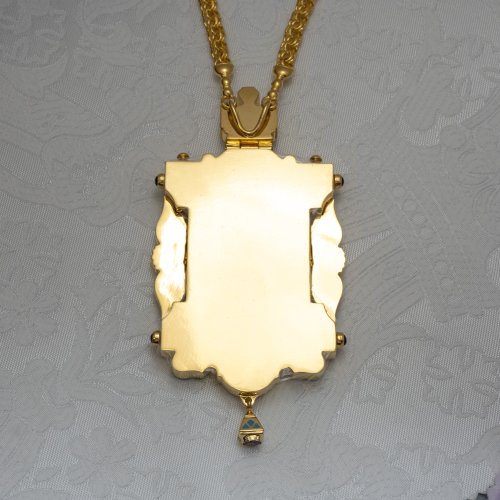 2.7.2708лпэ-2/153лп Панагия в позолоте фото 2 2.7.2708лпэ-2/153лп Панагия в позолоте фото 2