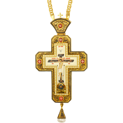 2.10.0282лп-2/1лп Крест латунный в позолоте с цепью 2.10.0282лп-2/1лп Крест латунный в позолоте с цепью