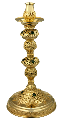 2.7.0931лп Подсвечник латунный в позолоте 2.7.0931лп Подсвечник латунный в позолоте