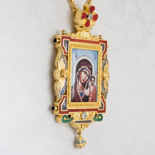 2.7.2708лпэ-2/153лп Панагия в позолоте фото 5 2.7.2708лпэ-2/153лп Панагия в позолоте фото 5