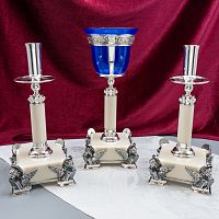 2.7.2664лрч-К Набор напрестольный - лампада и подсвечники