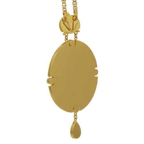 2.7.2417лпрэ-2/1лп Панагия в позолоте с эмалью фото 6