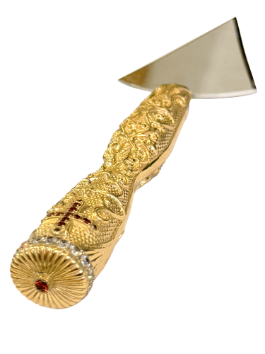 2.7.0566лп-8 Копие большое латунное со вставками в позолоте фото 3 2.7.0566лп-8 Копие большое латунное со вставками в позолоте фото 3