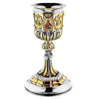 2.7.0525клфр-18 Потир комбинированный на 0,5 л со съемной чашей