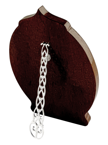 2.78.0950л Икона настольная в серебре - Святой Апостол Андрей Первозванный. фото 2