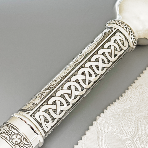 2.7.2799лрч Посох латунный с акрилом в серебрении фото 7