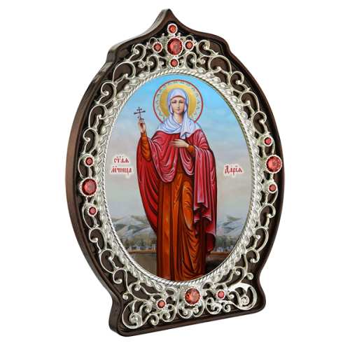 2.78.0988л И.н.латунная Святая мученица Дарья 2.78.0988л И.н.латунная Святая мученица Дарья