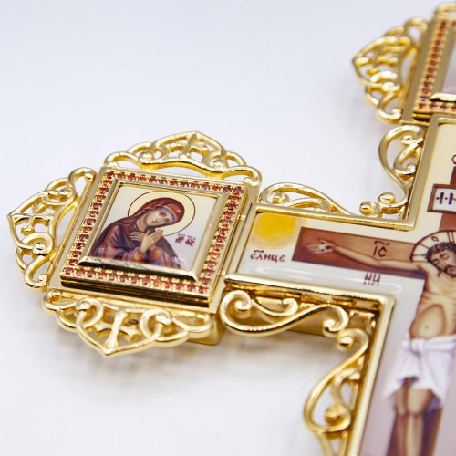 2.7.1251лп Крест Напрестольный латунный в позолоте фото 3 2.7.1251лп Крест Напрестольный латунный в позолоте фото 3