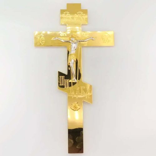 2.7.0066лп Крест водосвятный Ника латунный в позолоте 2.7.0066лп Крест водосвятный Ника латунный в позолоте