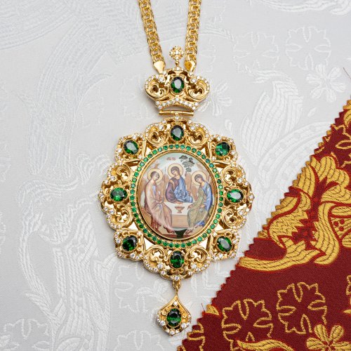 2.7.1520лп-2/113лп Панагия латунная в позолоте 2.7.1520лп-2/113лп Панагия латунная в позолоте