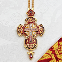2.10.0646лп-2/1лп-М Крест наперсный в позолоте