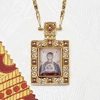 2.7.2516лп-2/64лп-М Панагия в позолоте