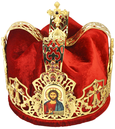 2.7.1059лп-К Венцы латунные с красными камнями в позолоте 2.7.1059лп-К Венцы латунные с красными камнями в позолоте