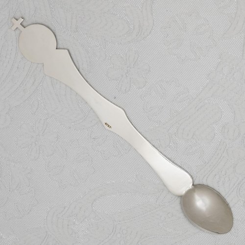 2.7.0048лф Лжица латунная в серебрении и позолоте фото 4 2.7.0048лф Лжица латунная в серебрении и позолоте фото 4