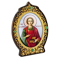 2.78.0916лп И.н. Святой великомученик Целитель Пантелеймон в позолоте